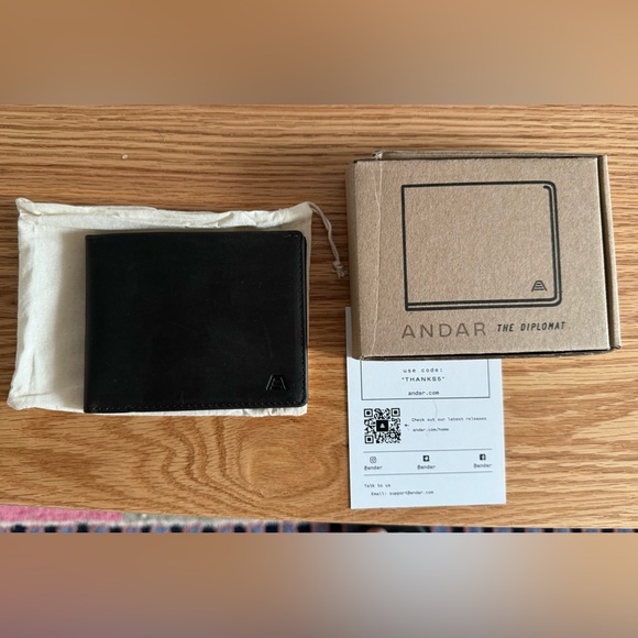 Andar The Diplomat Leather Wallet (brand new) - Picture 4 of 5